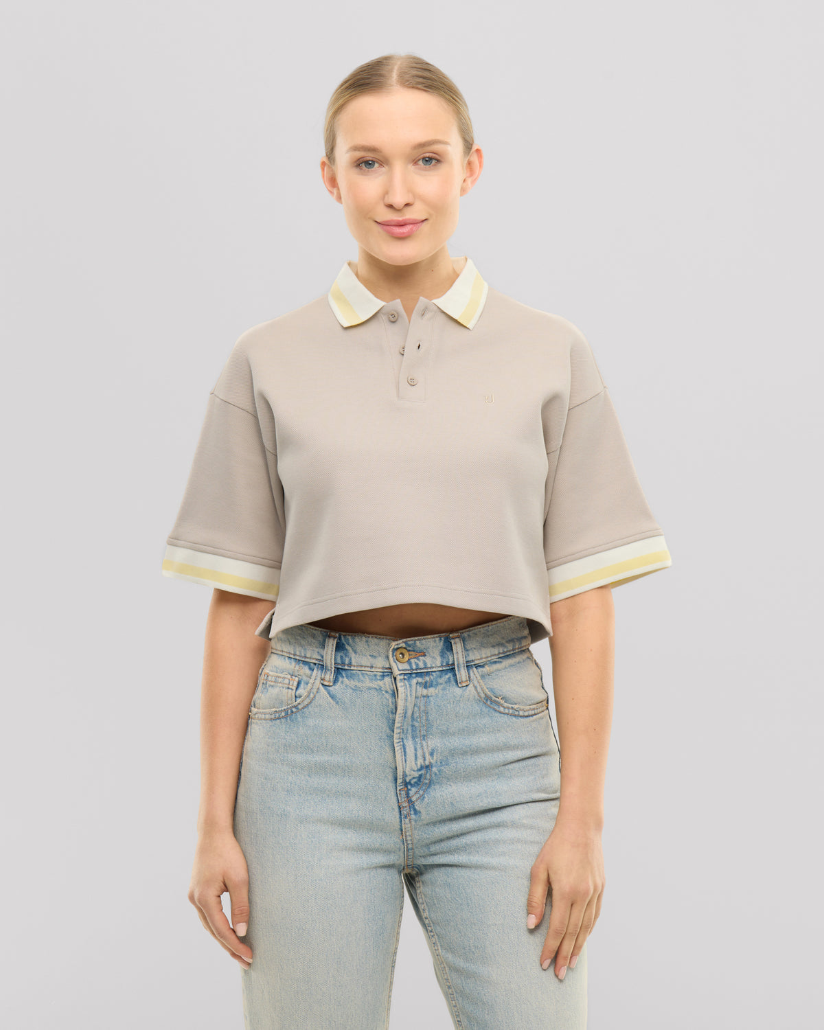 Cropped polo shirt "Abbie"
