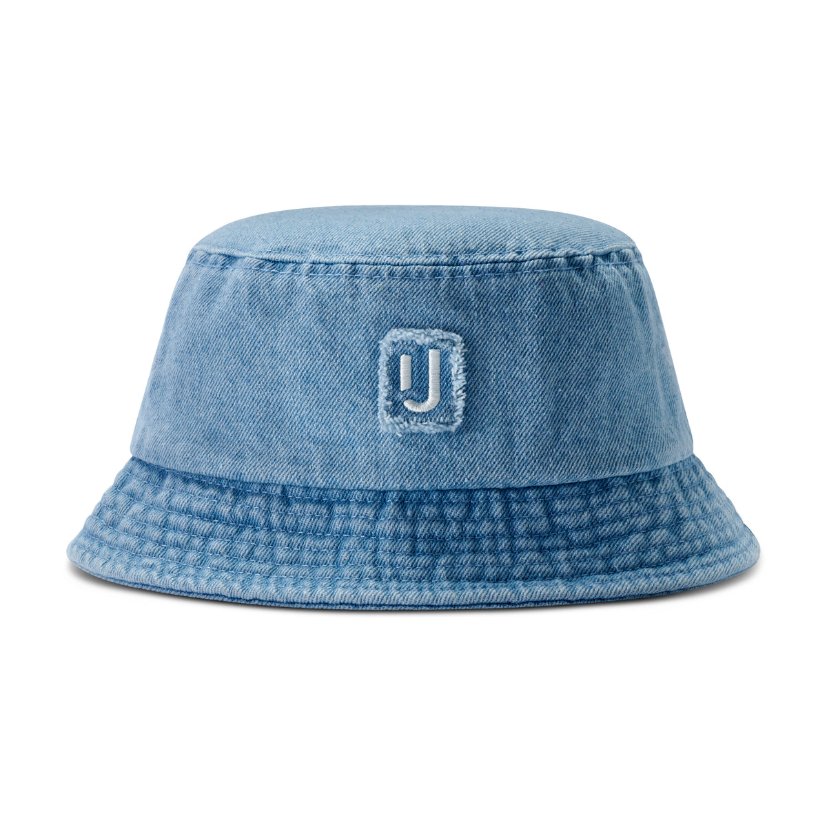 Denim Bucket Hat 'Bob' in Hellblau mit Johnny Urban Logo vorne