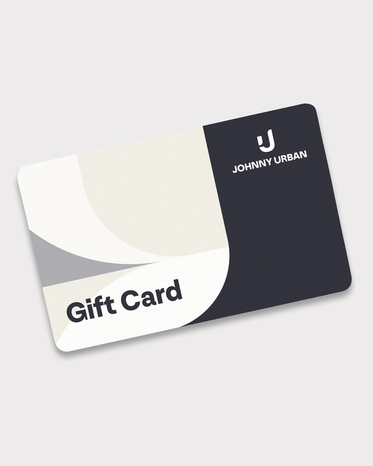 Johnny Urban Geschenkkarte mit geometrischem Design in Grau, Weiß und Schwarz