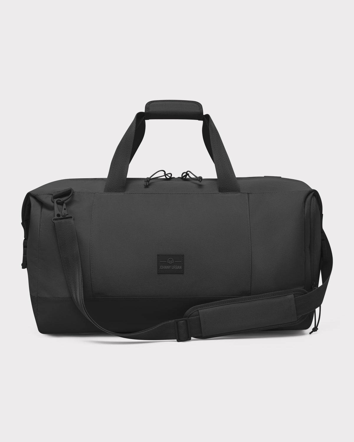 Schwarzer Weekender 'Milan' von Johnny Urban mit Tragegriffen und verstellbarem Schultergurt