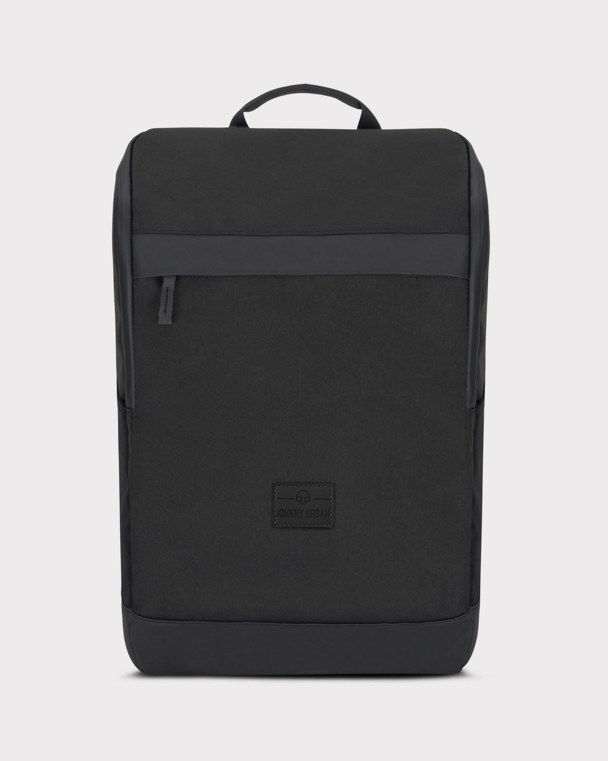 Schwarzer Business-Rucksack 'Jasper' von Johnny Urban mit Tragegriff und Frontfach