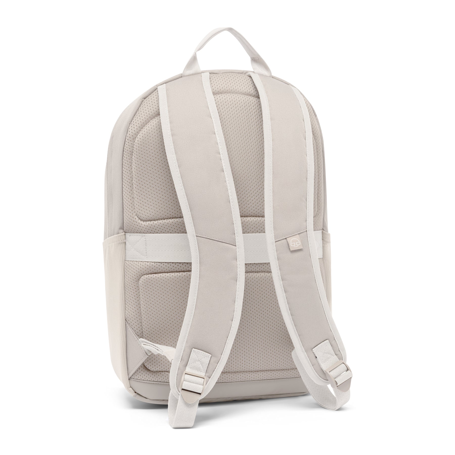 Rucksack 'Mo' von Johnny Urban, Rückseite, beige gepolsterte Träger und Rückenpartie