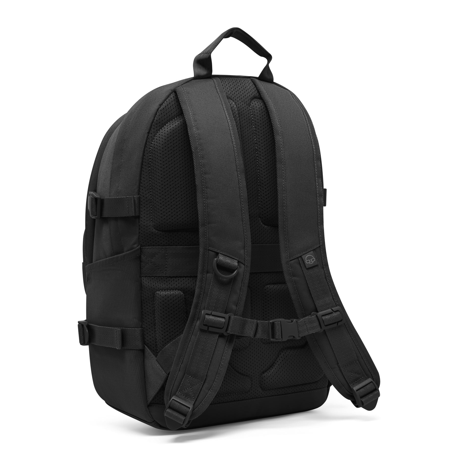 Schwarzer Johnny Urban Rucksack 'Lian' mit gepolsterten, verstellbaren Trägern und atmungsaktivem Rückenbereich