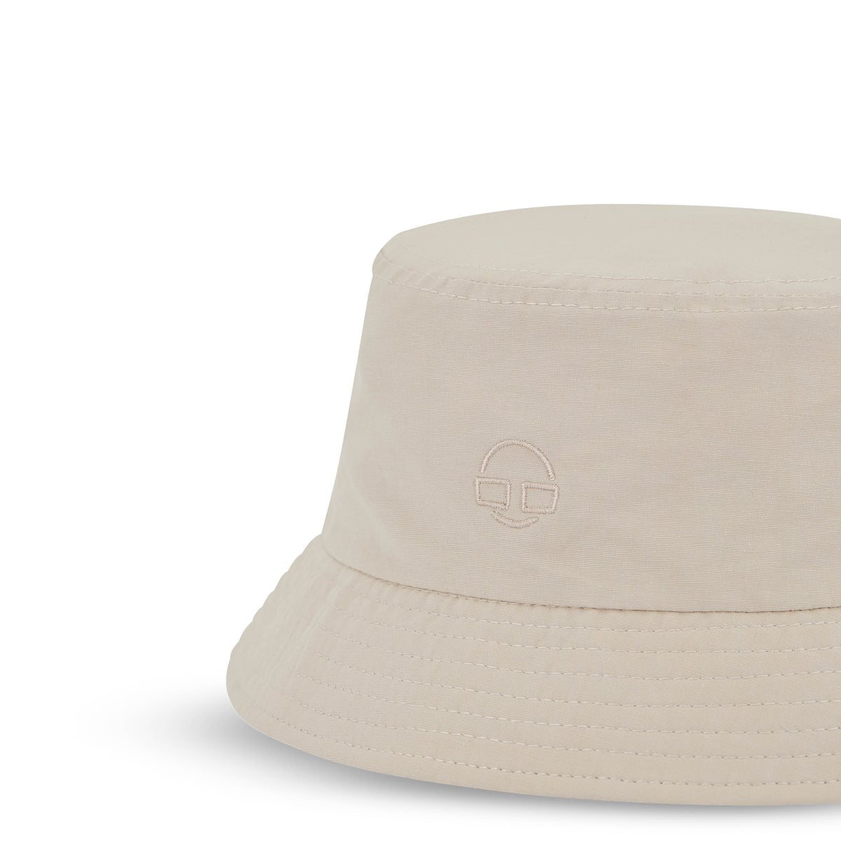 Beiger Damen-Bucket-Hat 'Bob' von Johnny Urban mit dezent gesticktem Logo
