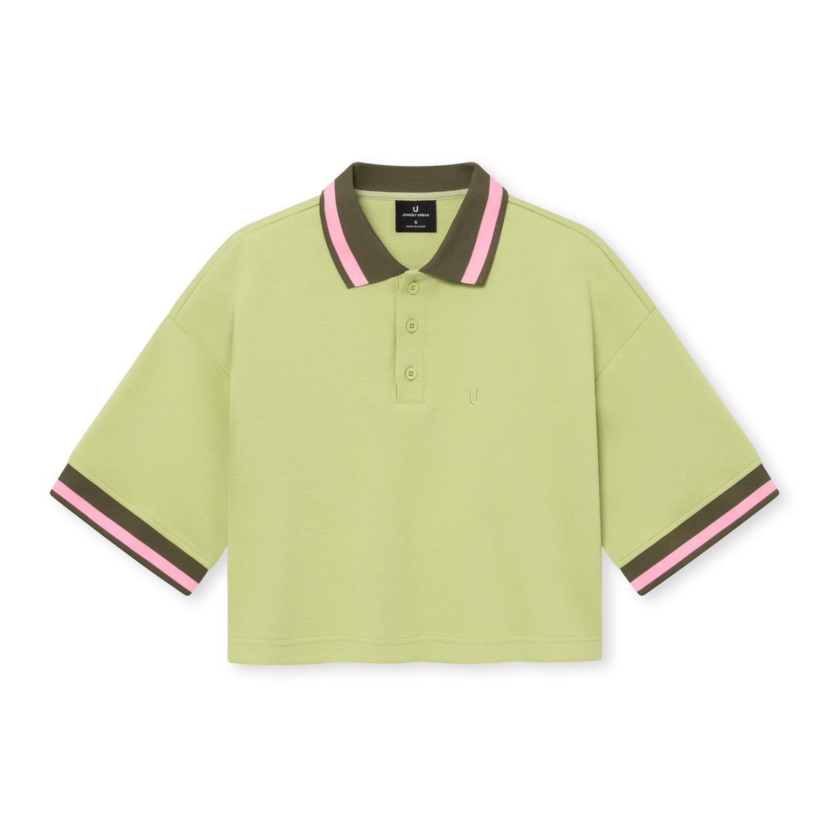 Cropped polo shirt "Abbie"