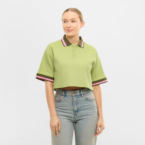 Cropped polo shirt "Abbie"