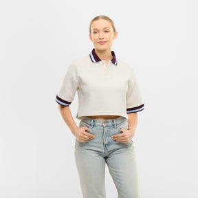 Cropped polo shirt "Abbie"