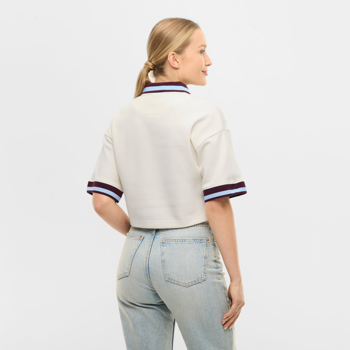 Cropped polo shirt "Abbie"