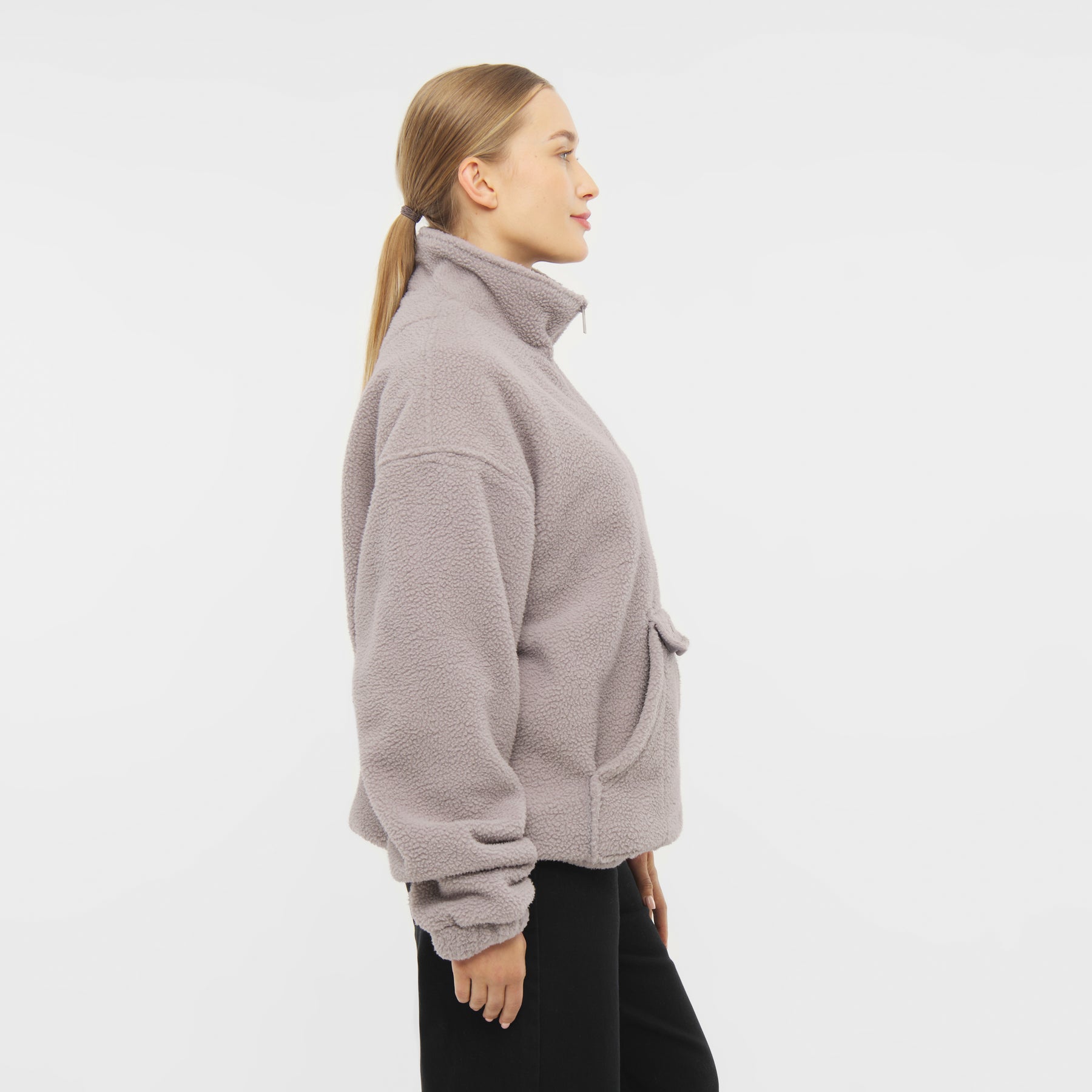 Half zip fleece sweater “Ruben”