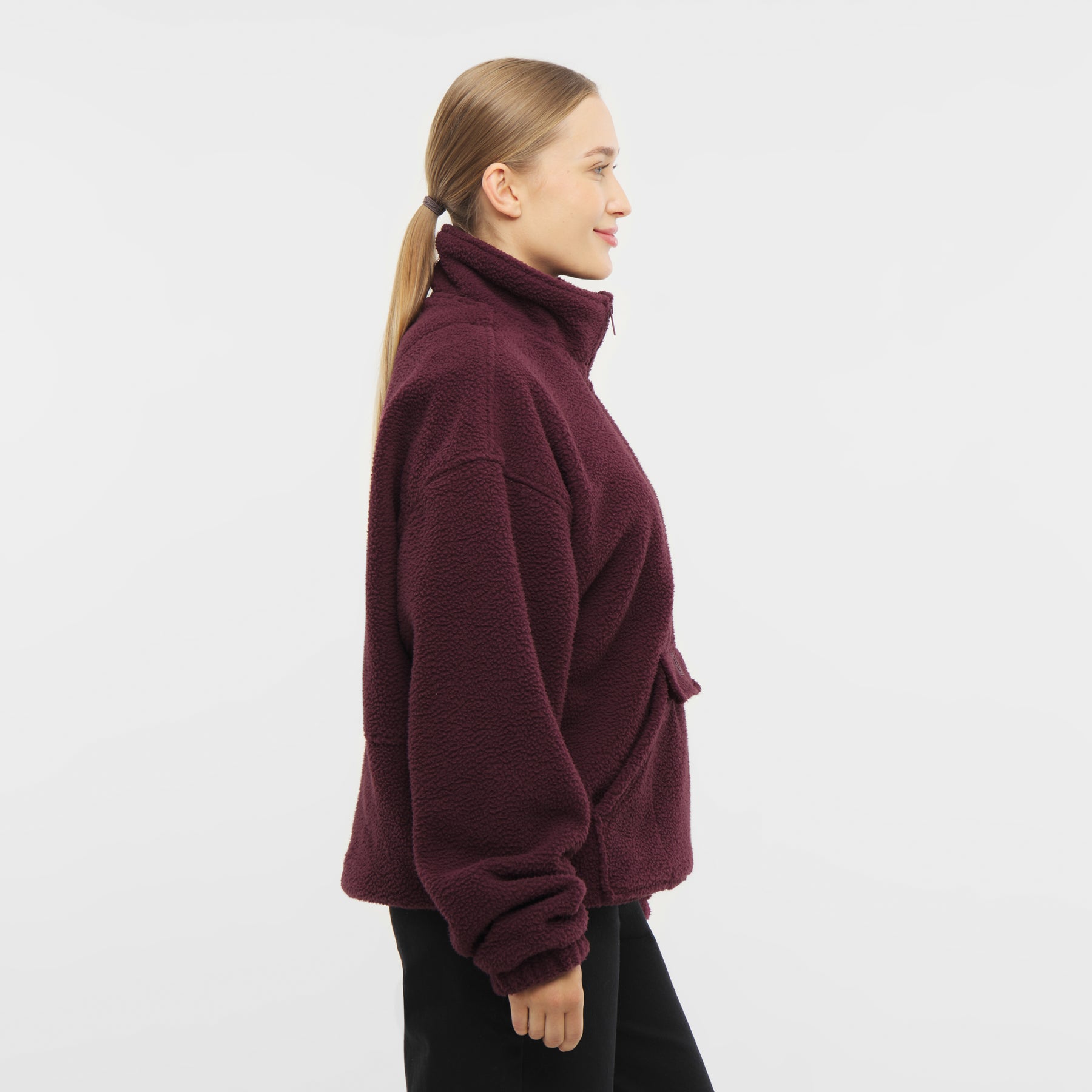 Half zip fleece sweater “Ruben”