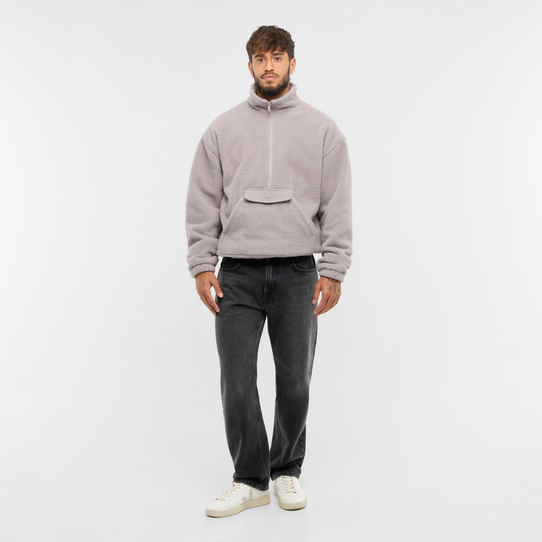 Half zip fleece sweater “Ruben”