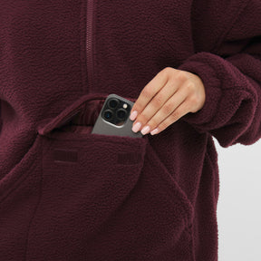 Half zip fleece sweater “Ruben”