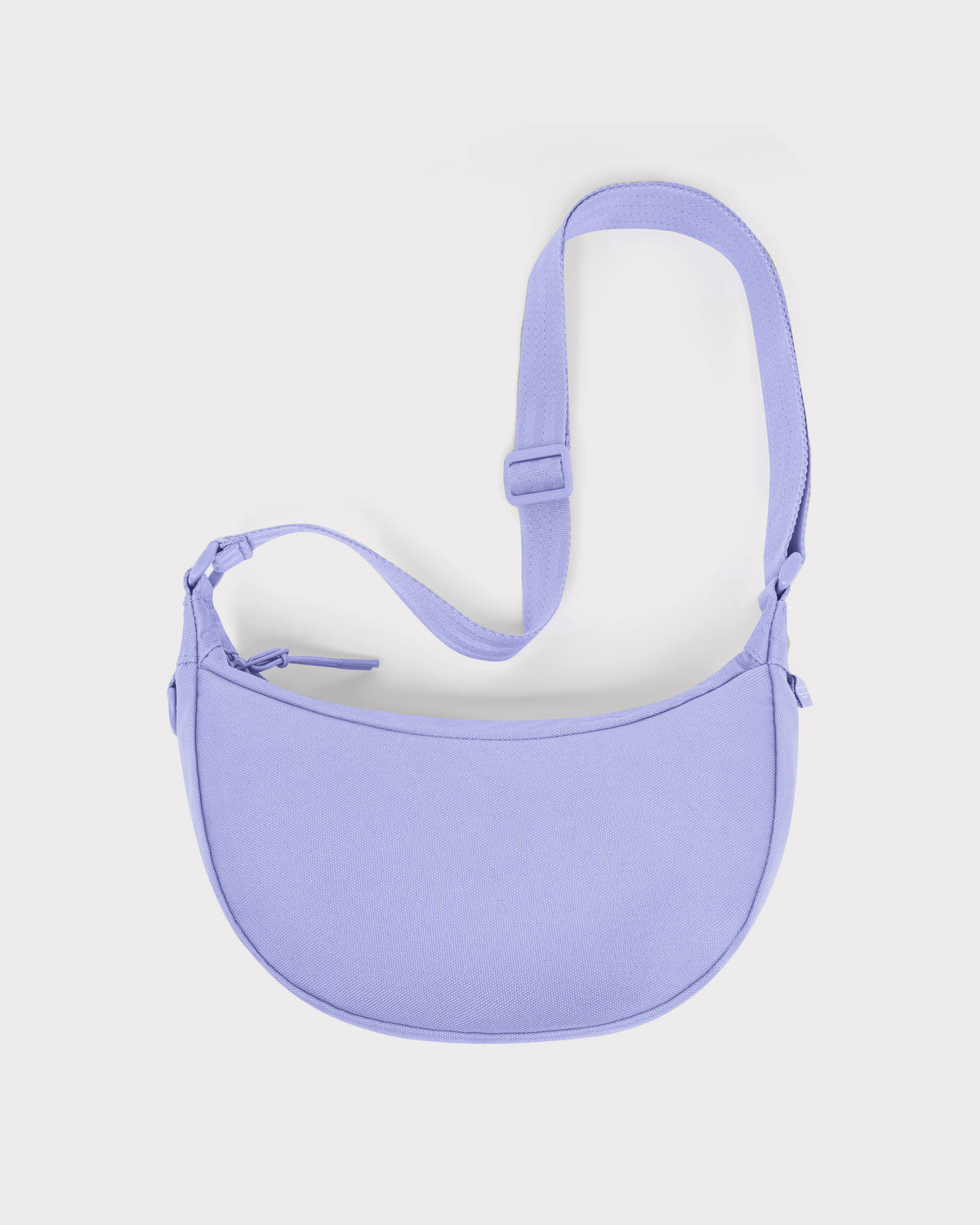 Halbmond-Tasche 'Ally Small' in fliederfarben mit verstellbarem Schultergurt