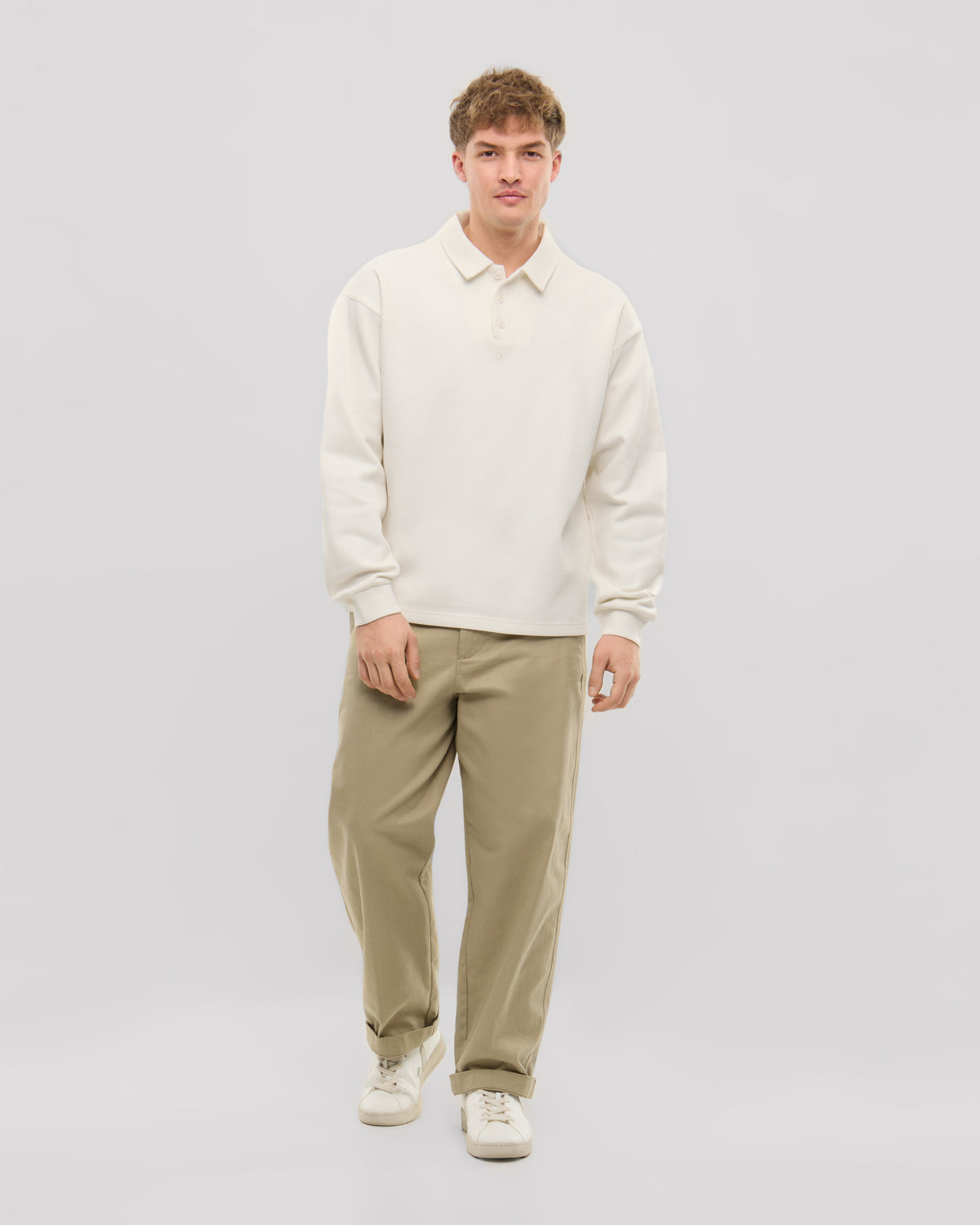 Long sleeve polo shirt “Brandon”