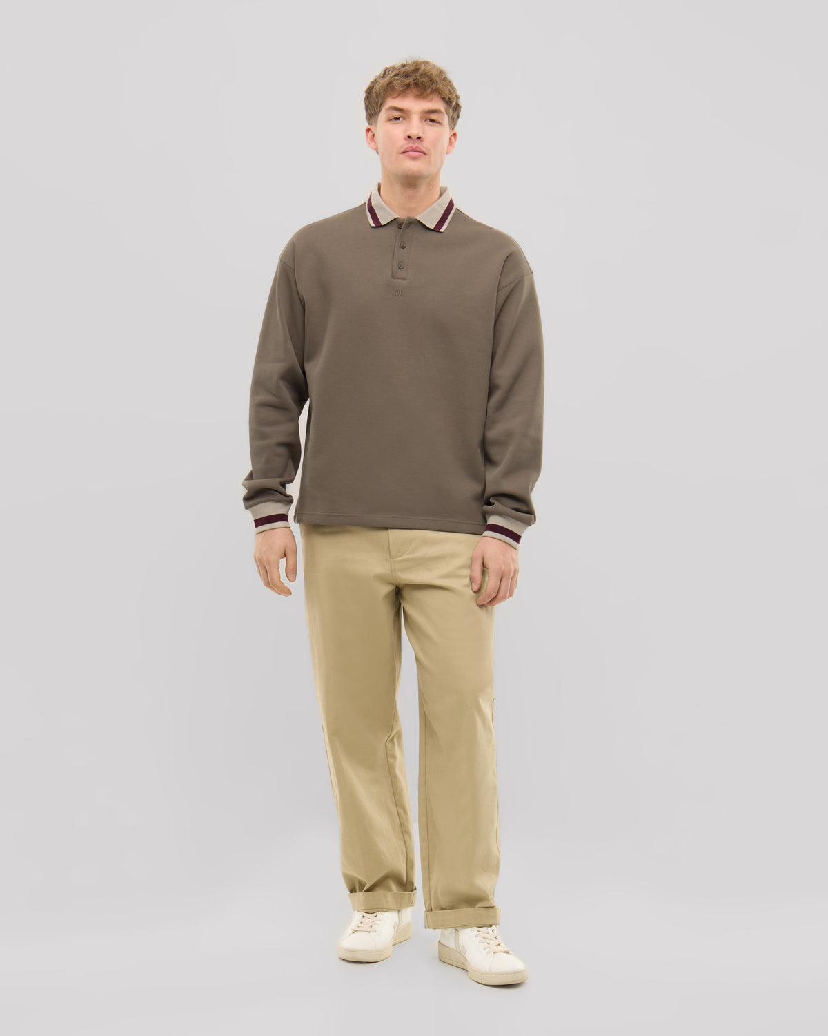 Long sleeve polo shirt “Brandon”
