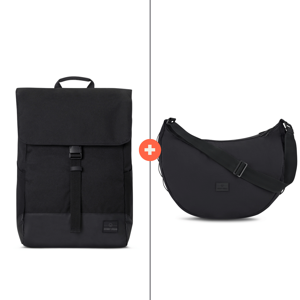 Backpack + Half Moon Bag Set