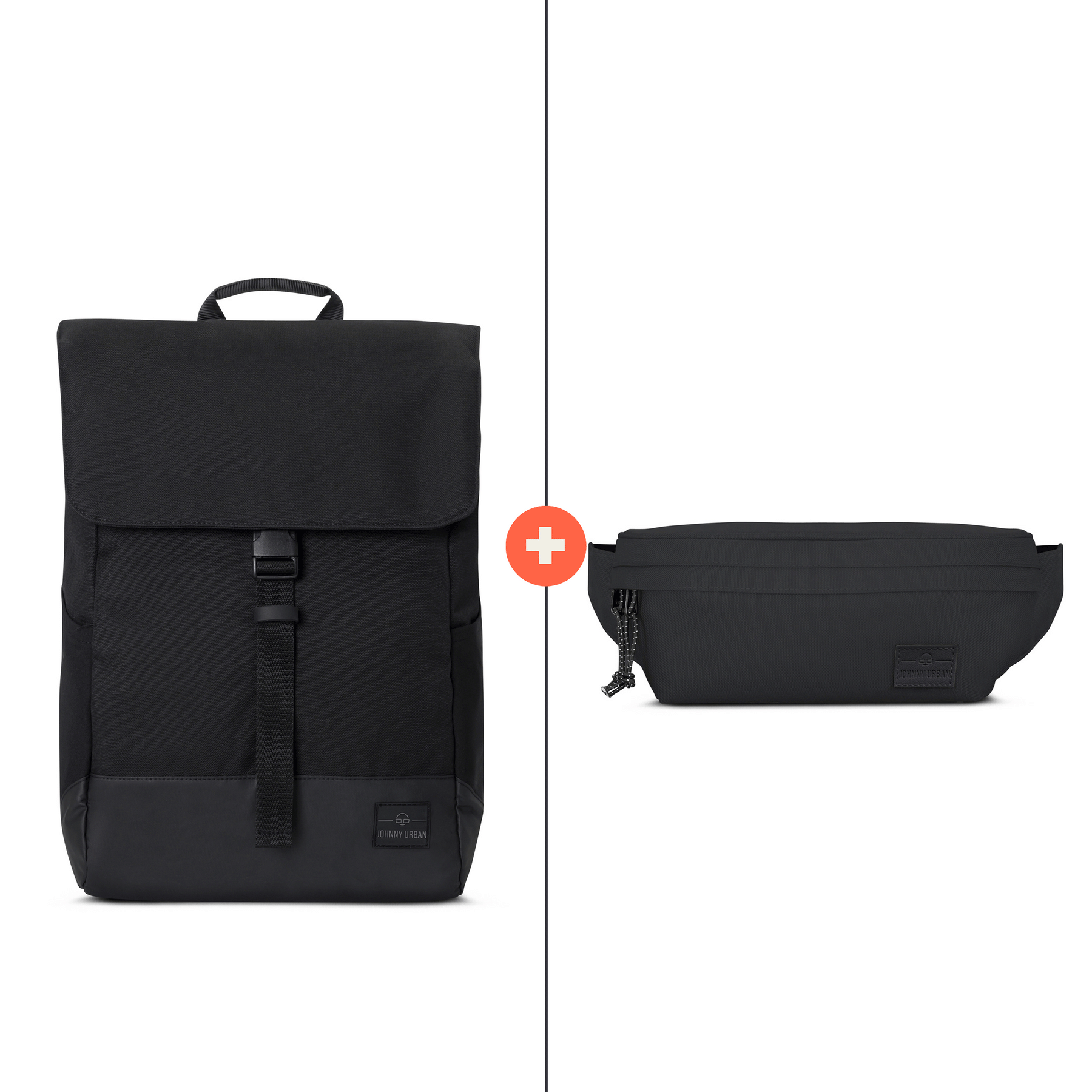 Rucksack + Bauchtasche Set