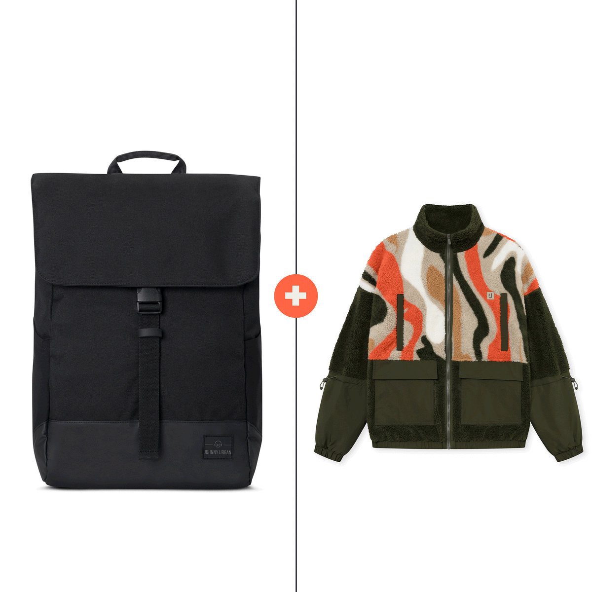 Backpack + fleece jacket set