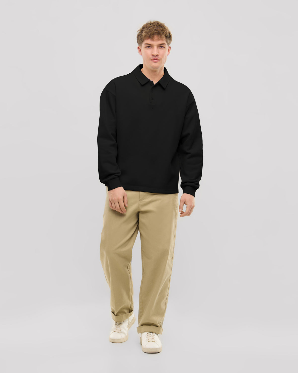 Long sleeve polo shirt “Brandon”
