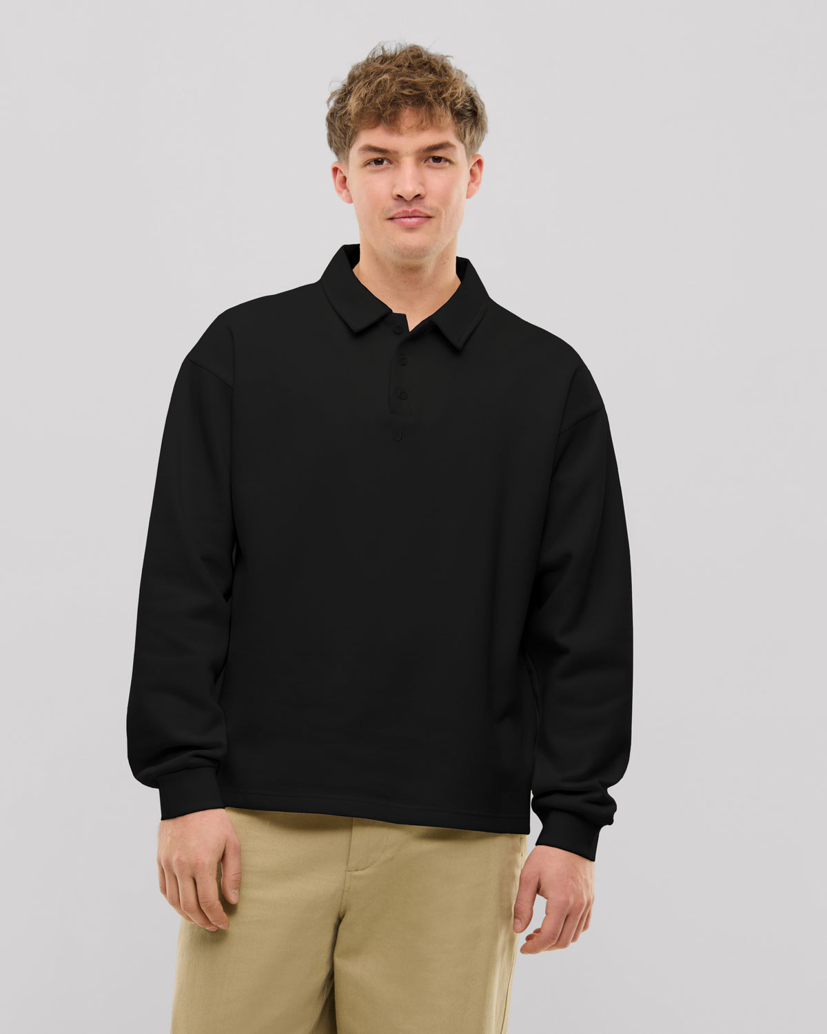 Long sleeve polo shirt “Brandon”