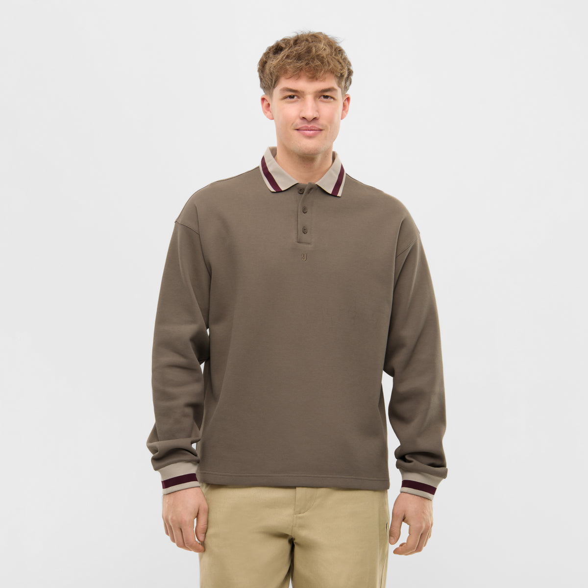 Long sleeve polo shirt “Brandon”