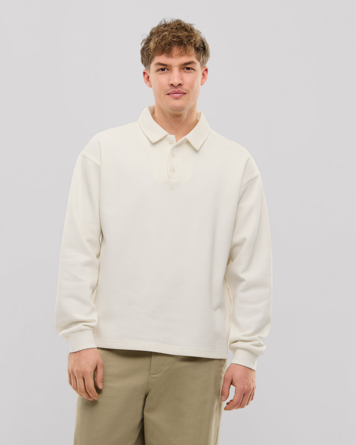 Long sleeve polo shirt “Brandon”