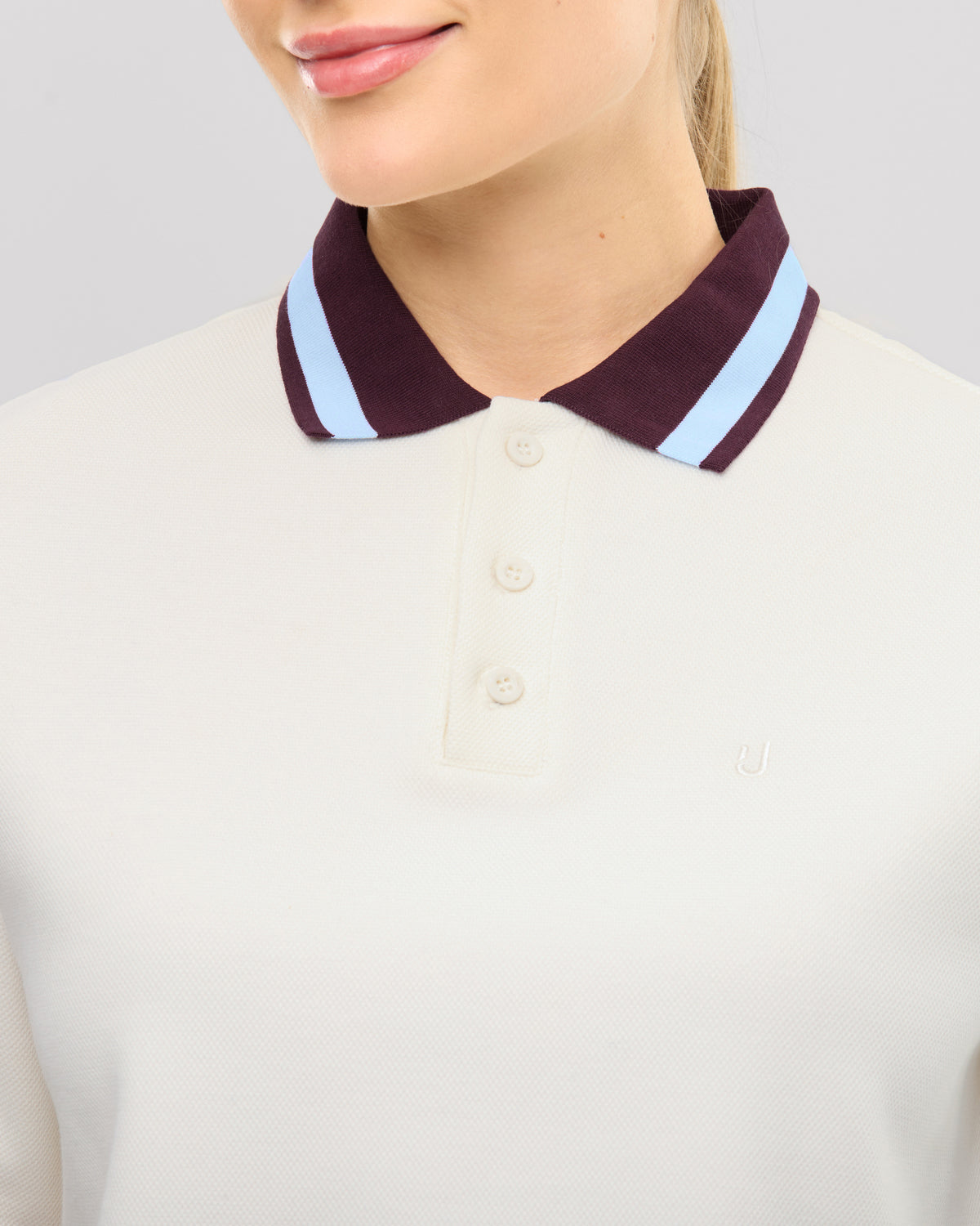 Cropped polo shirt "Abbie"