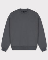 Oversize Crewneck 'Carter' Pullover in Grau von Johnny Urban mit gerippten Bündchen