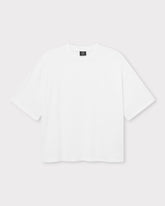 Weiße Oversize-T-Shirt 'Vic' von Johnny Urban mit kurzem Arm und Rundhalsausschnitt