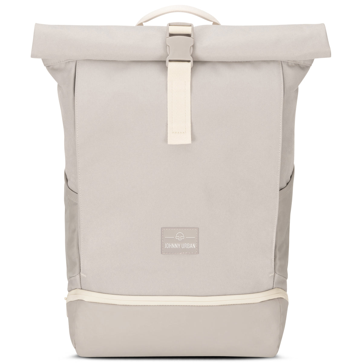 Rolltop rucksack beige sale