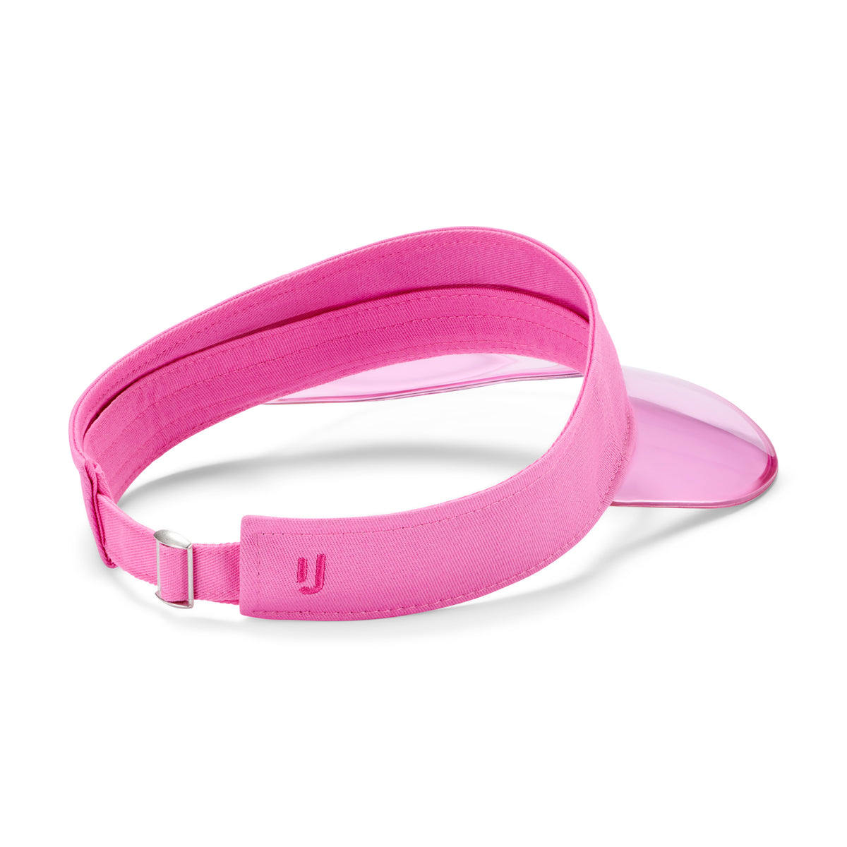 Johnny Urban Sonnenvisier 'Joy' in Pink mit verstellbarem Riemen und transparentem Schild