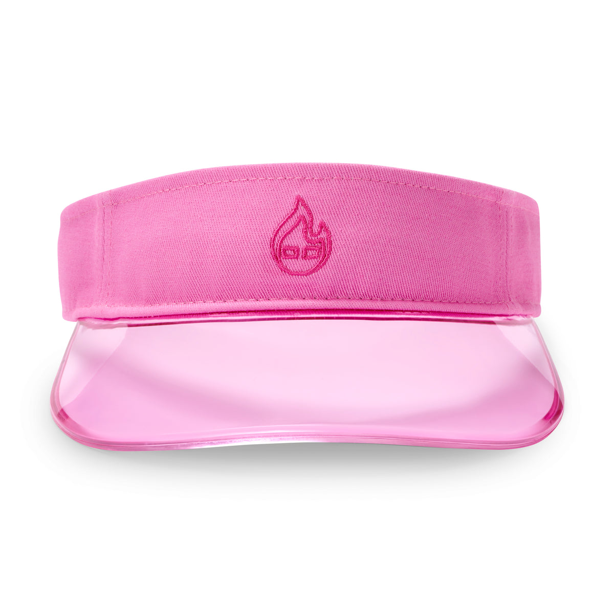 Johnny Urban Sonnenschild 'Joy' in Pink mit UV-Schutz und transparentem Schild aus Kunststoff