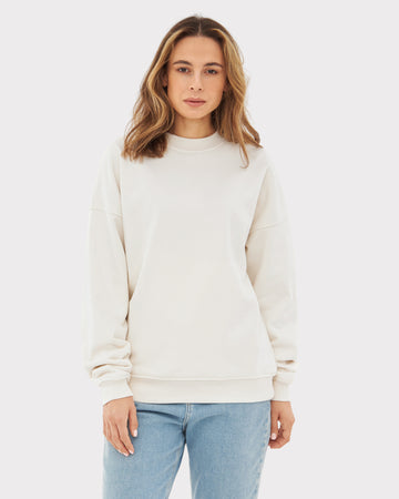 Urban Classics Women's Oversized Terry Crew Neck Sweatshirt - Casual Pullover
