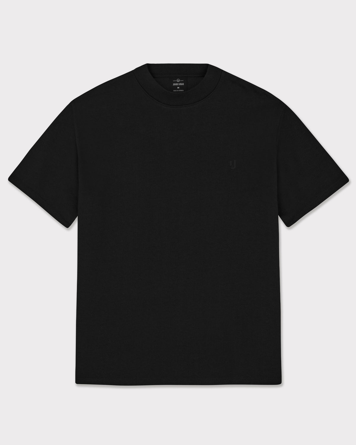 Schwarzes, oversized T-Shirt ‚Sammy Lava‘ von Johnny Urban mit Rundhalsausschnitt