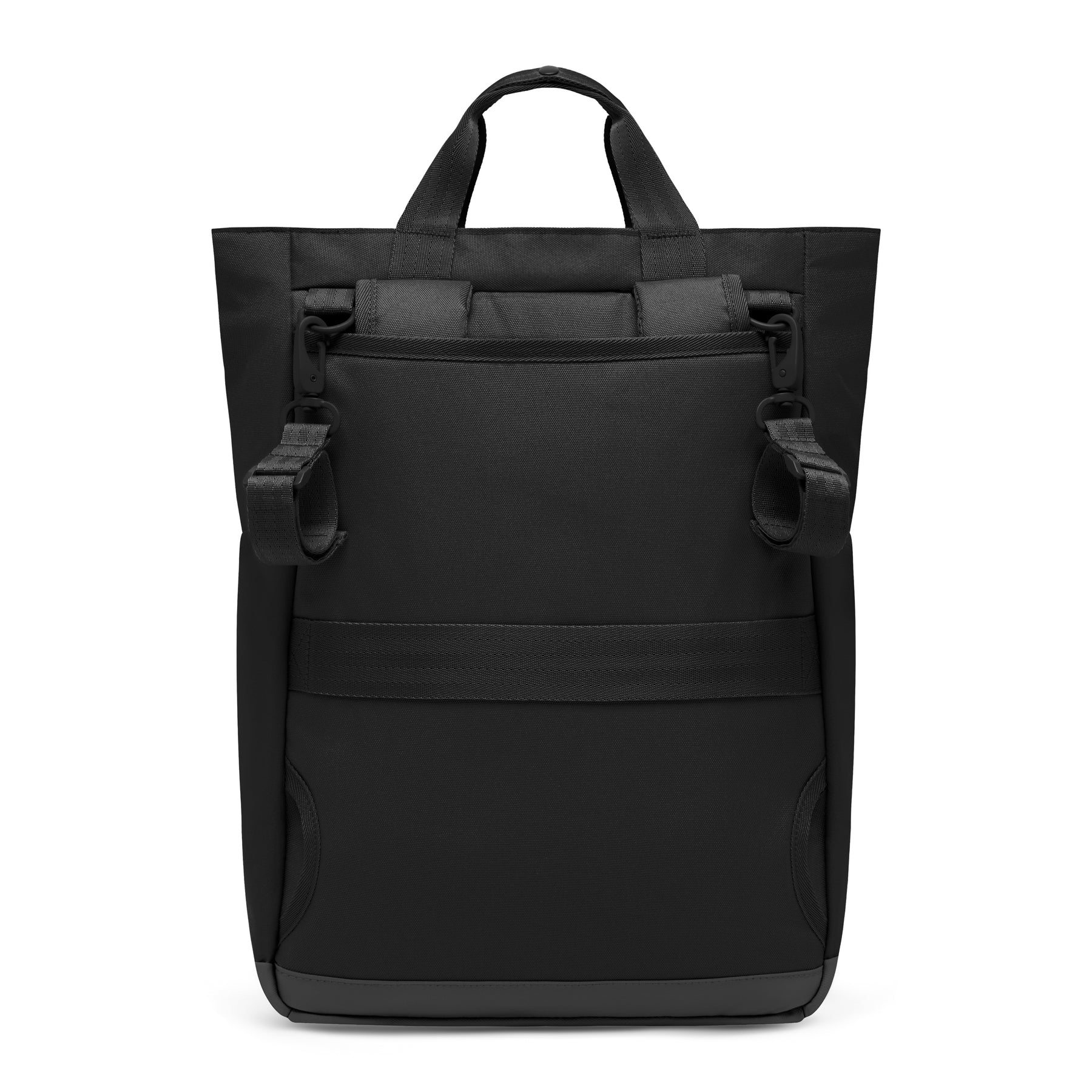 Schwarze Wickeltasche 'Blair' von Johnny Urban mit Griff und abnehmbaren Schultergurten