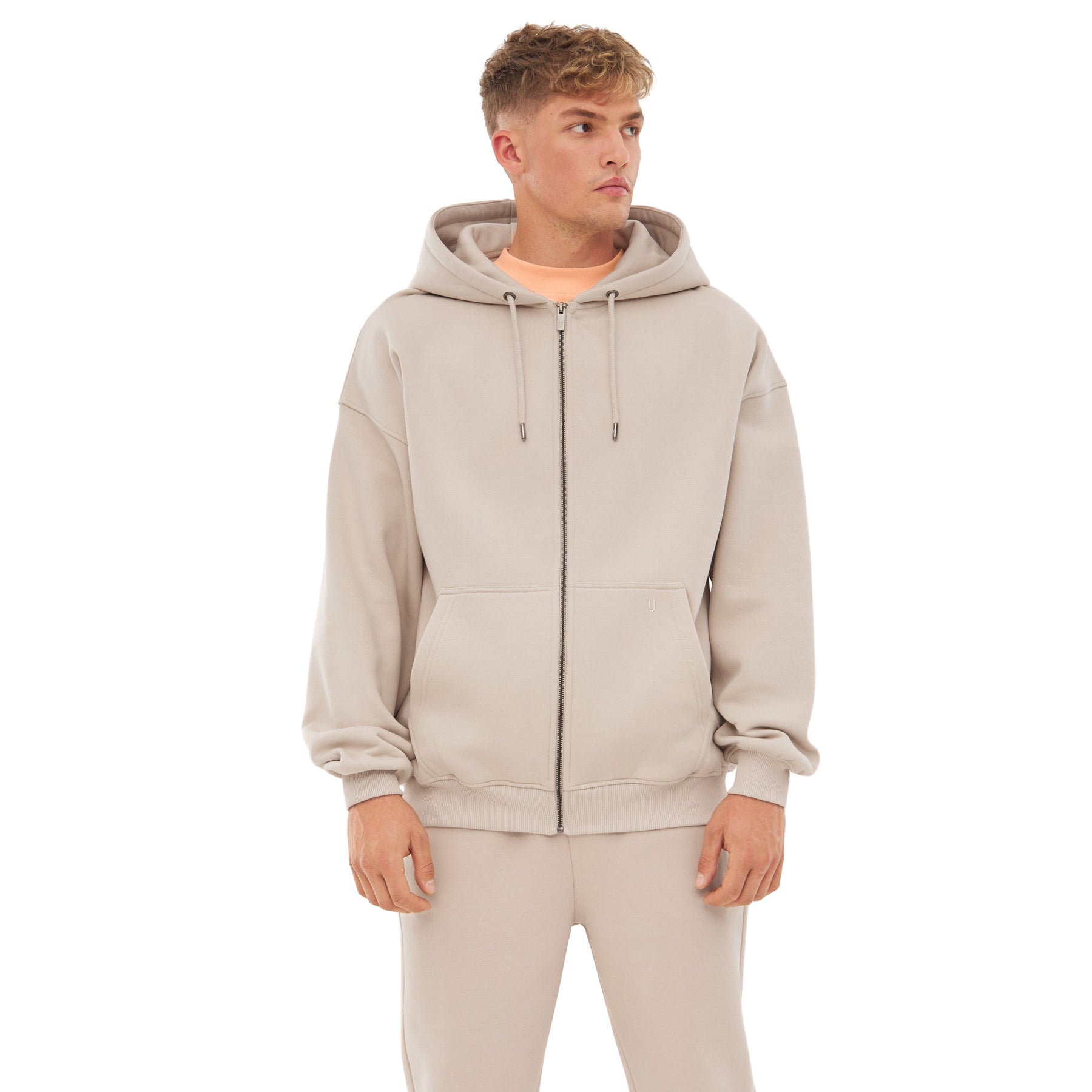 Reißverschluss Kapuzenshirt Herren C&a White Zip Hoodie Herren
