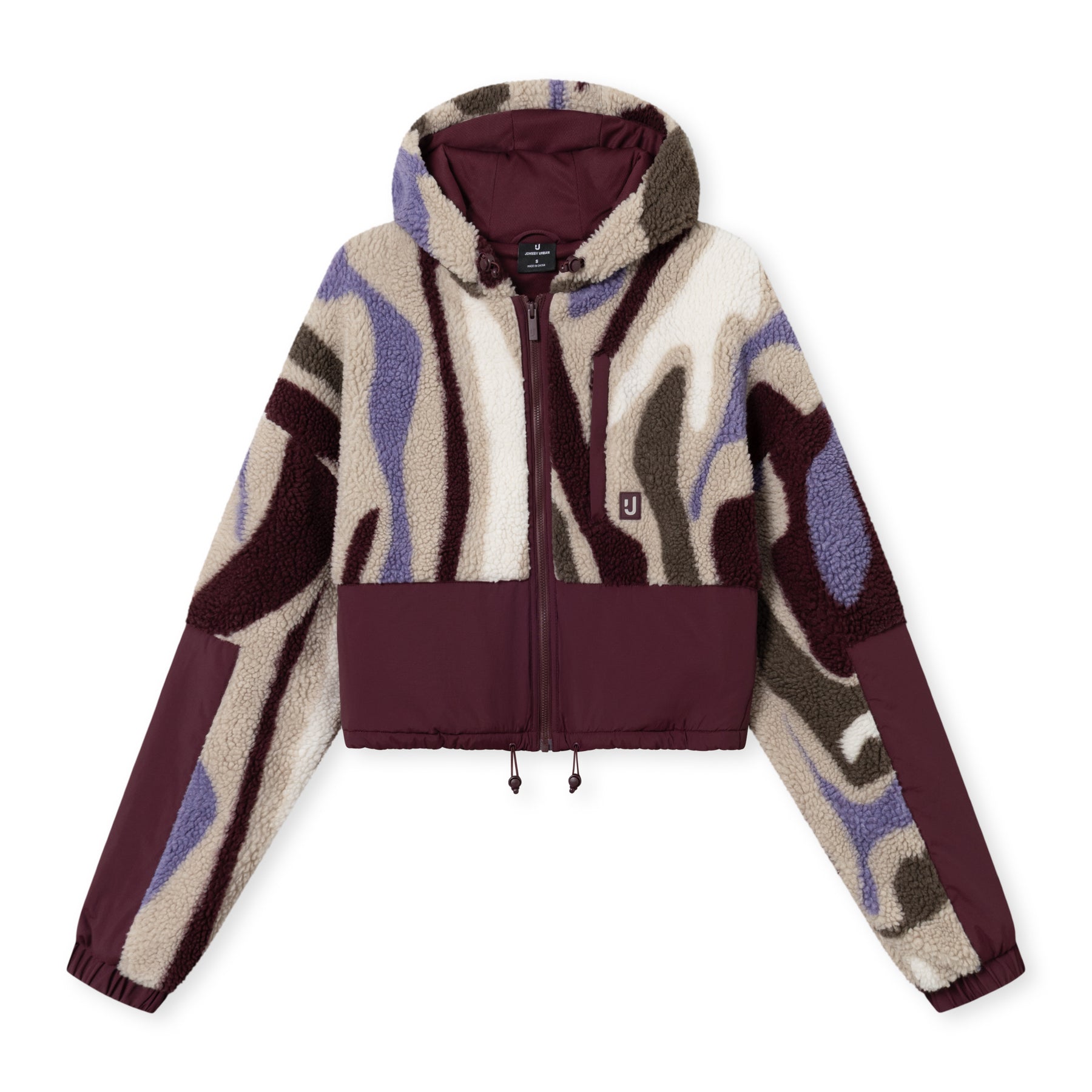 Cropped Teddy Fleece Jacket "Carey"