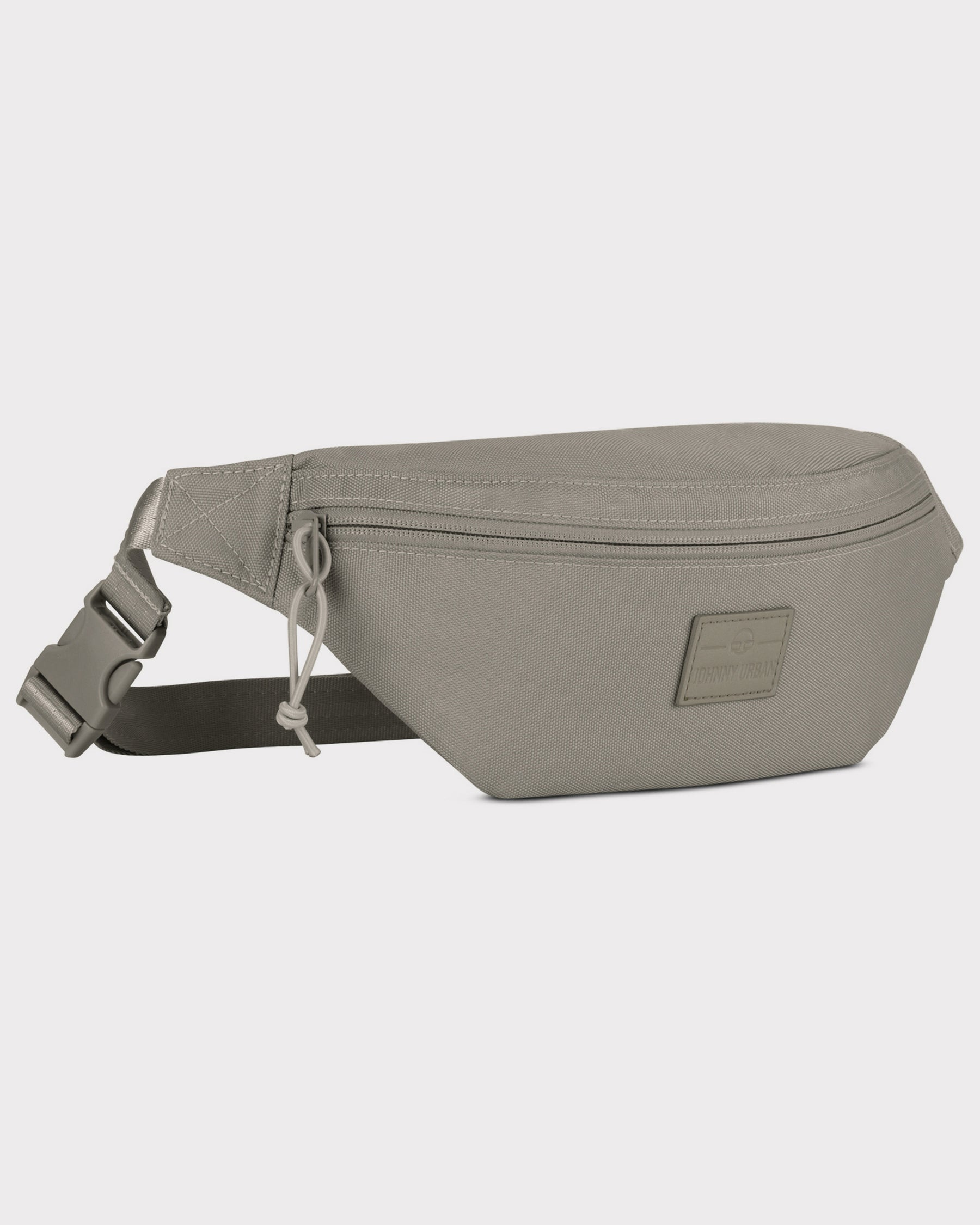 Bauchtasche 'Erik Small' von Johnny Urban in desert-grau mit Reißverschluss und verstellbarem Gurt
